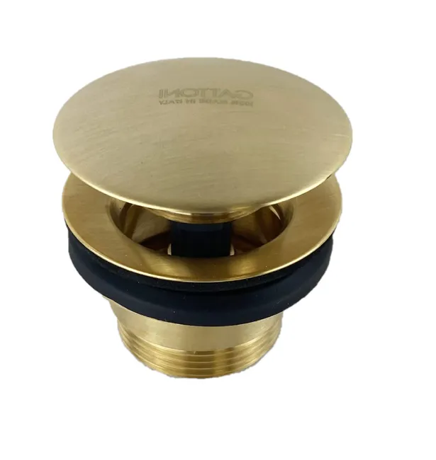 Vidage universel clic-clac couleur or brossé Gattoni Gattoni 1510/00SG - Or