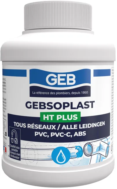 Colle PVC 250 ml Gebsoplast HT Plus - GEB