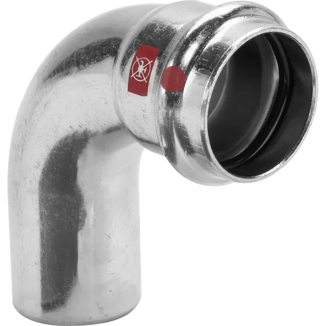 Coude électrozingué 90° M-F diamètre 18 à sertir 558208 - VIEGA SARL