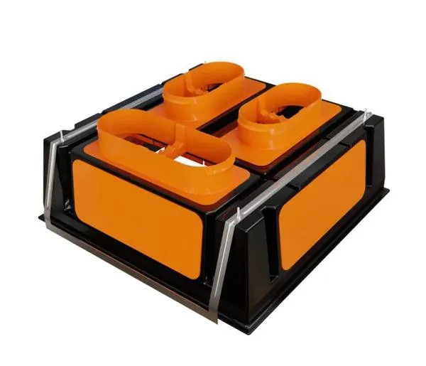 PLENUM MODUL.600X600 2PIQ. PM600X600