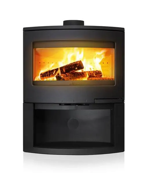 POELE A BOIS ACIER FONTE CALCIAS 9KW P648803