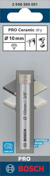 FORET DIAMANTE EXPERT CERAMIC 10MM 2608599051
