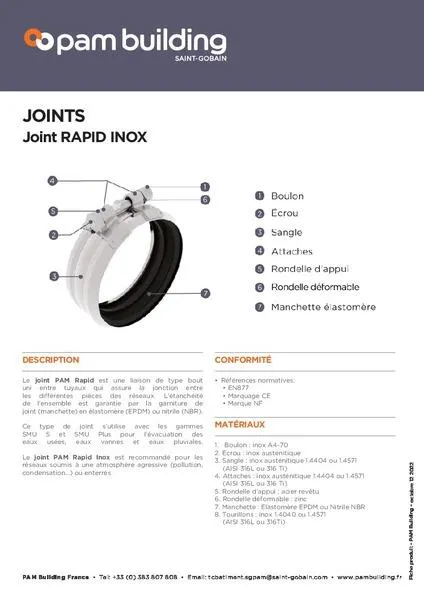 JOINT RAPID-INOX PAM-GLOBAL DN 200 185637