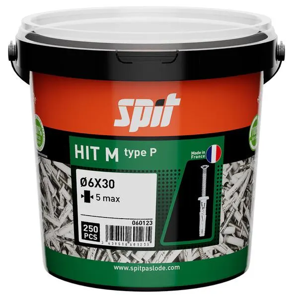 CHEVILLE HITMP 6X30/5P SEAU/250 060123