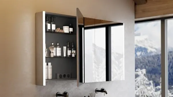 ARMOIRE TOIL LIGHT BOX 3P MIROIR140X80 934651