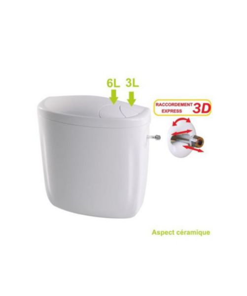 Réservoir REGISTAR attenant double débit Réf. 2150