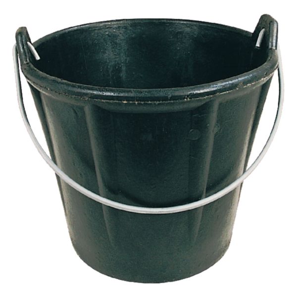 Seau caoutchouc armé allégé 12 litres
