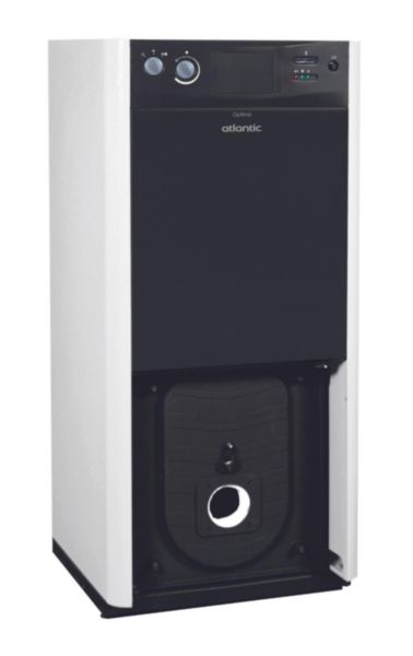 Chaudière au sol chauffage et ECS à accumulation OPTIMA 4125B fioul-gaz 25 kW ballon inox de 80 litres Réf. 026617