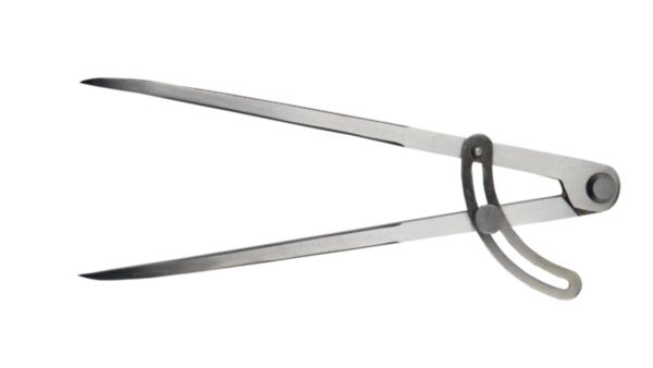 Compas 250 mm avec arc pointes sèches réf. 155511