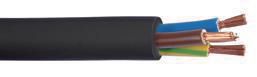 Câble caoutchouc HO7RNF 3G 1,5mm² noir couronne de 50m réf. HO7RNF 3G1.5 C50