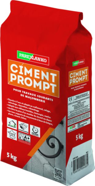 Ciment prompt gris sac de 5kg