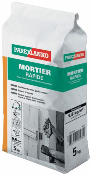Mortier rapide gris sac de 5kg