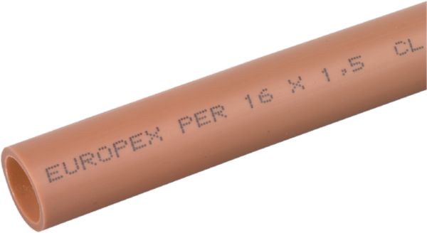Image principale de Tube PER nu Europex brique DN12 couronne de 120 m - Réticulation par voie physique PEXc - 728752-C120