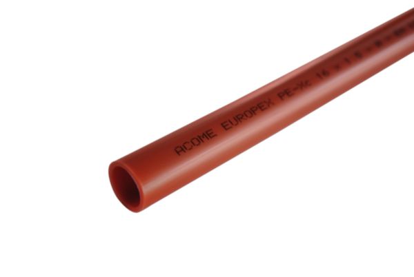 Tube PER nu Europex brique DN20 couronne de 100 m - Réticulation par voie physique PEXc - 728754-C100