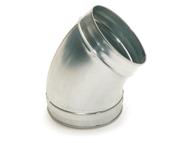 Image principale de Coude galvanisé 45° - Diamètre 250 mm embouti  11093392