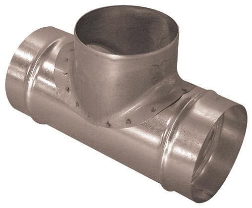 Image principale de Té Equerre aluminium : TE 90° - Diamètre 125/125 11095107