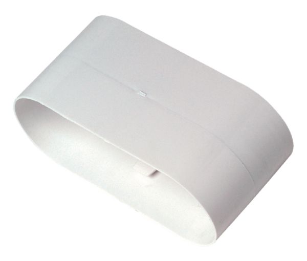 Image principale de Raccord Minigaine blanc droit équivalent D80 (40x100)11023017