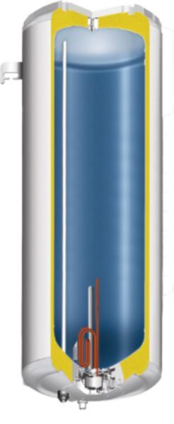 Chauffe-eau électrique CHAUFFEO 50 litres à résistance blindée mural vertical monophasé classe énergétique C réf. 321105