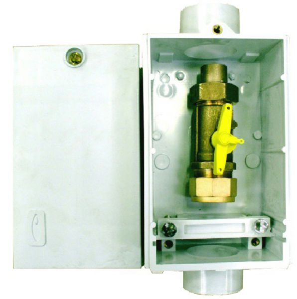 Coffret S50 équipé PE32-CU28 calibre entrée 25 avec robinet 1/4 tour  705010