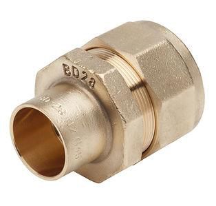Raccord pour tube PE BD6222 à braser sur cuivre : 28 DN : cal. 25 diamètre : PE 32 réf. 2622202