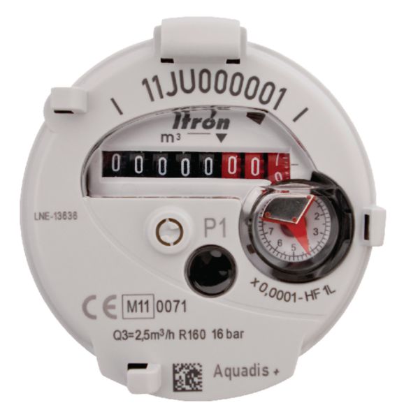 Compteur volumétrique eau froide AQUADIS+ 170mm DN15 pré-équipé com. Réf AQH15170B160