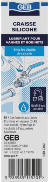 Graisse silicone étui-tube de 20g réf 515520