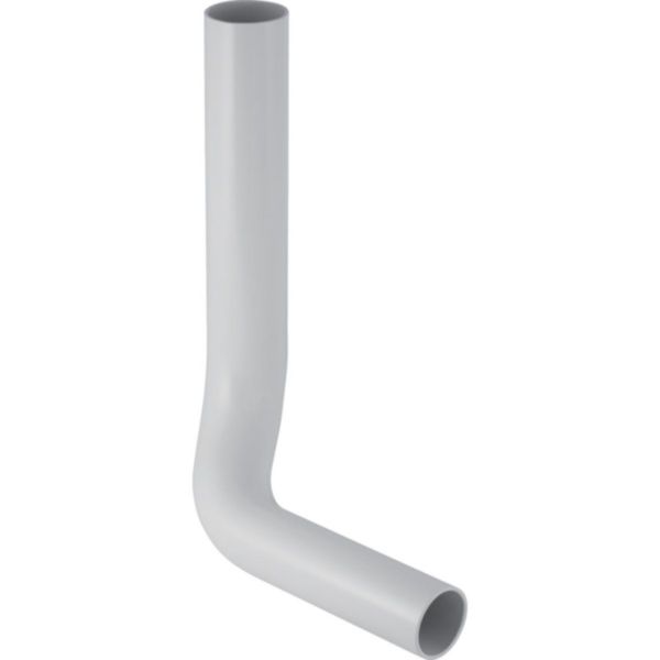 Coude de chasse gauche PVC 14 blanc réf. 118.126.11.1