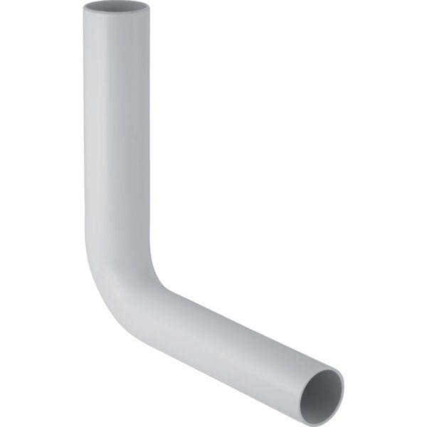 Coude de chasse 90° GEBERIT D 50 mm basse position 23x23 cm ABS blanc alpin Réf. 118.003.11.1