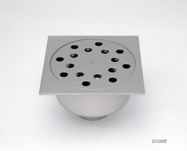 Siphon inox 250x250mm diamètre 100mm Limatec 25100R