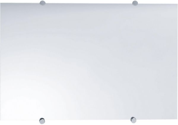 Miroir rectangulaire bords doucis sans fixation 60 x 40 cm épaisseur 4 mm réf. 005574