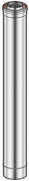 Elément droit INOX-GALVA, diamètre 180 mm, Lg: 25 cm ED 250 180 Réf. 32180003/0