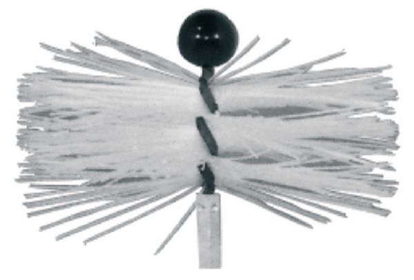 Hérisson polyamide ramonage par le bas PVC Ø100 Réf. 1611