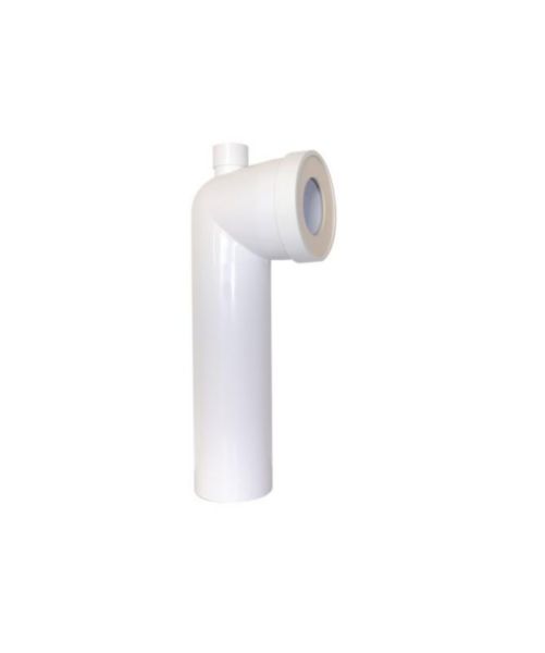 Pipe longue PVC WC blanc D 100 réf. PLA