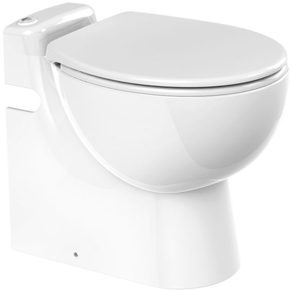 Broyeur cuvette monobloc SANICOMPACT PRO ECO+ Blanc réf. C11STD