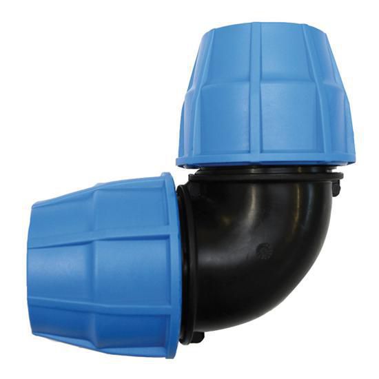 Manchon coudé D25 polypropylène 1012025