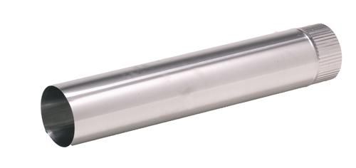 Tuyau rigide Aluminium diamètre : 125 Lg : 1000 mm réf. 901125