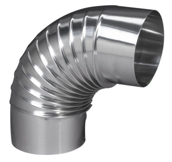 Coude 90° Aluminium diamètre : 125 réf. 392125