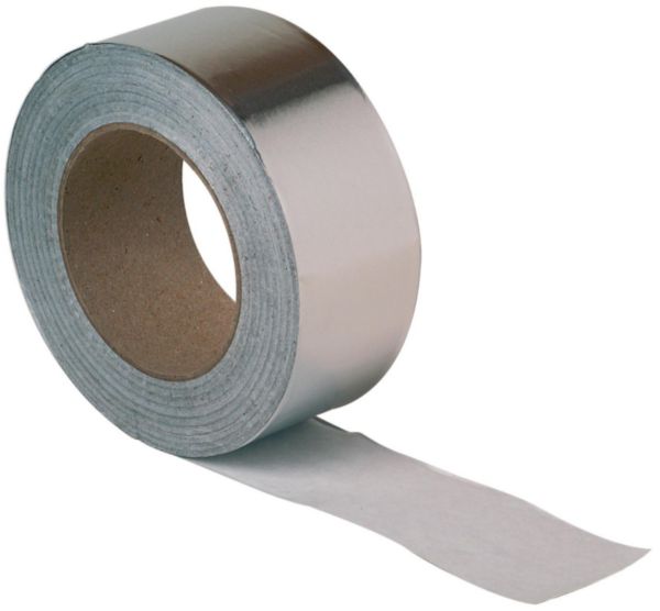 Rouleaux bande adhésive alu : RAA de 50 m et de largeur de 50 mm  11091013