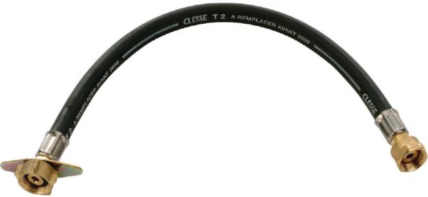 Lyre P14 souple 45cm pour raccordement de bouteille 13 et 35kg propane ou butane durée de vie 5 ans sous coque Réf P001412