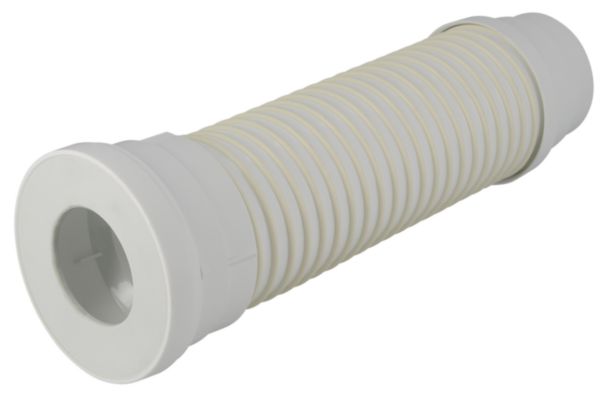 Pipe souple de WC à entrée droite 400 diamètre 100 / 93 mm réf. 1DEAFLEX