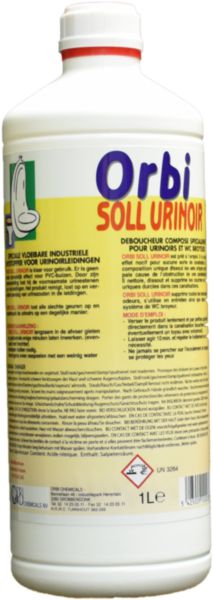 Préventif urinoir et broyeur ORBI URINOIR bidon de 1 litre