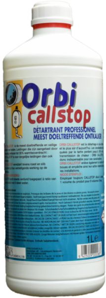 Détartrant de canalisation ORBI CALLSTOP bidon de 1 litre