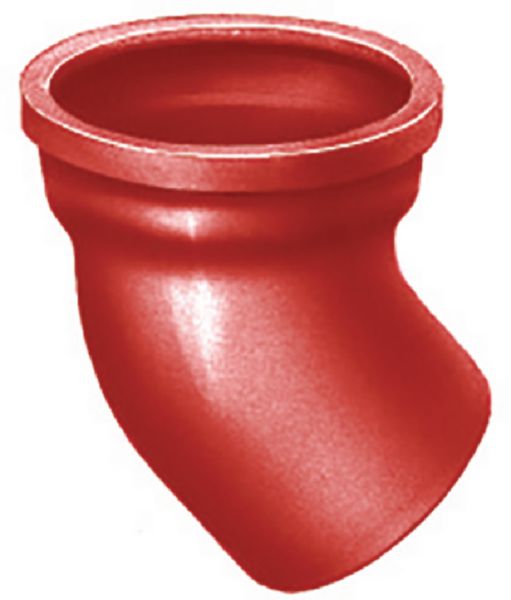 Coude à 45° SME en fonte diamètre nominal 100mm Réf. 156111 PAM
