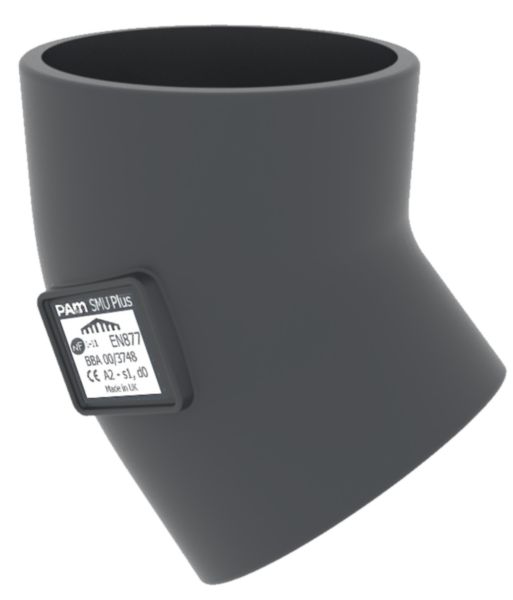 Coude SMU Plus 45° fonte diamètre nominal 200mm Réf. 155453 PAM