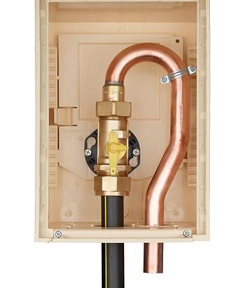 Coffret de coupure avec robinet 1/4 de tour BD7114 entrée PE 32 sortie cuivre : 28 réf 711425