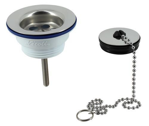 Bonde de lavabo à bouchon chaînette - Ø 63 mm Réf. 0201019