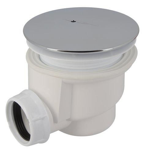 Bonde de douche siphoïde avec enjoliveur sortie horizontale diamètre 90mm Plastique 0205070
