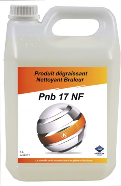 Produit liquide PNB 17 NF 5L solvant dégraissant à froid diélectrique nettoyant pièce brûleur fioul gaz/autre Réf. 3051