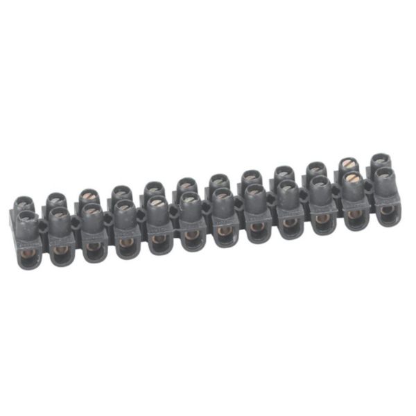 Barrette de connexion Nylbloc noir capacité 6mm² 34213 Ref 034213