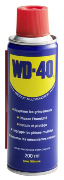 Image principale de Dégrippant WD40 cartouche de 200ml en aérosol Réf. 33002